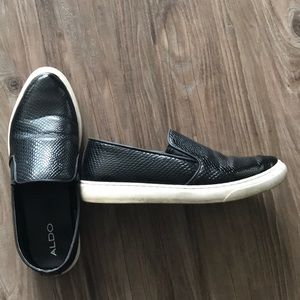 ALDO Patent  Leather Snakeskin Slip-ons